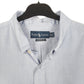 Mens Blue Ralph Lauren Oxford Long Sleeve Shirt