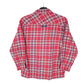 Womens Red Levis Flannel Overshirt Shacket Long Sleeve Shirt