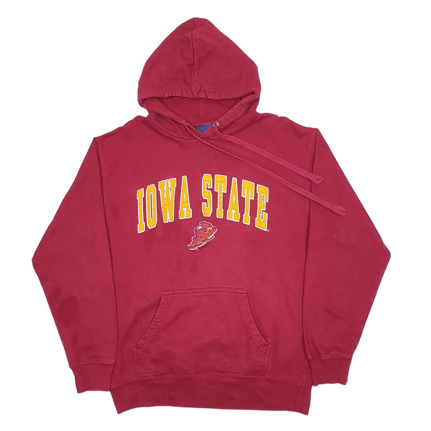Mens Burgundy Oldvarsity Brand Iowa State USA Hoodie Jumper