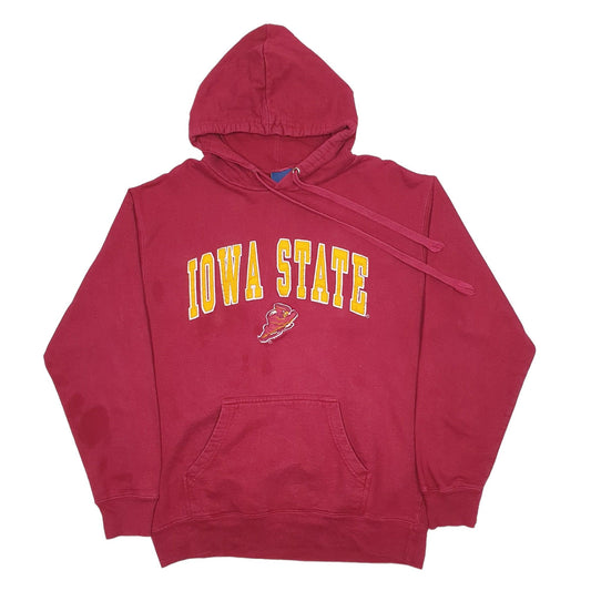 Mens Burgundy Oldvarsity Brand Iowa State USA Hoodie Jumper