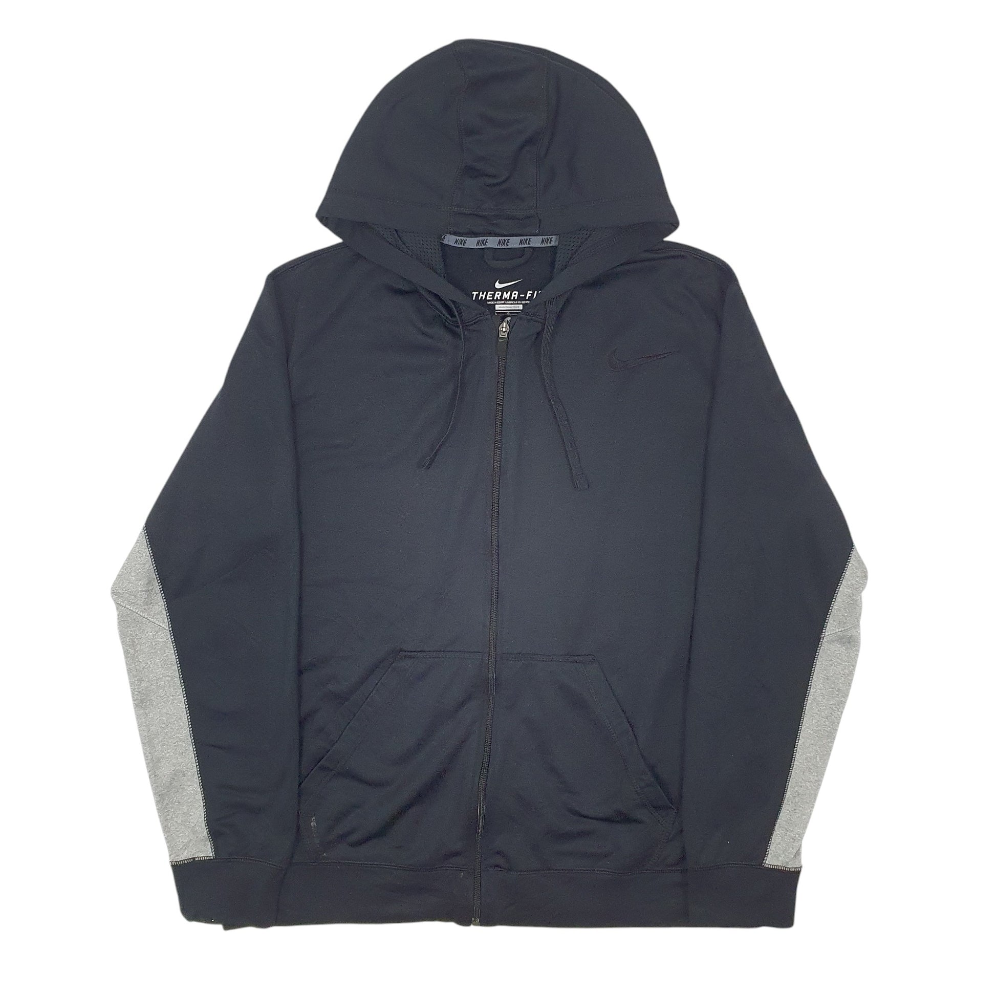 Mens Black Nike Therma-Fit Full Zip Jumper