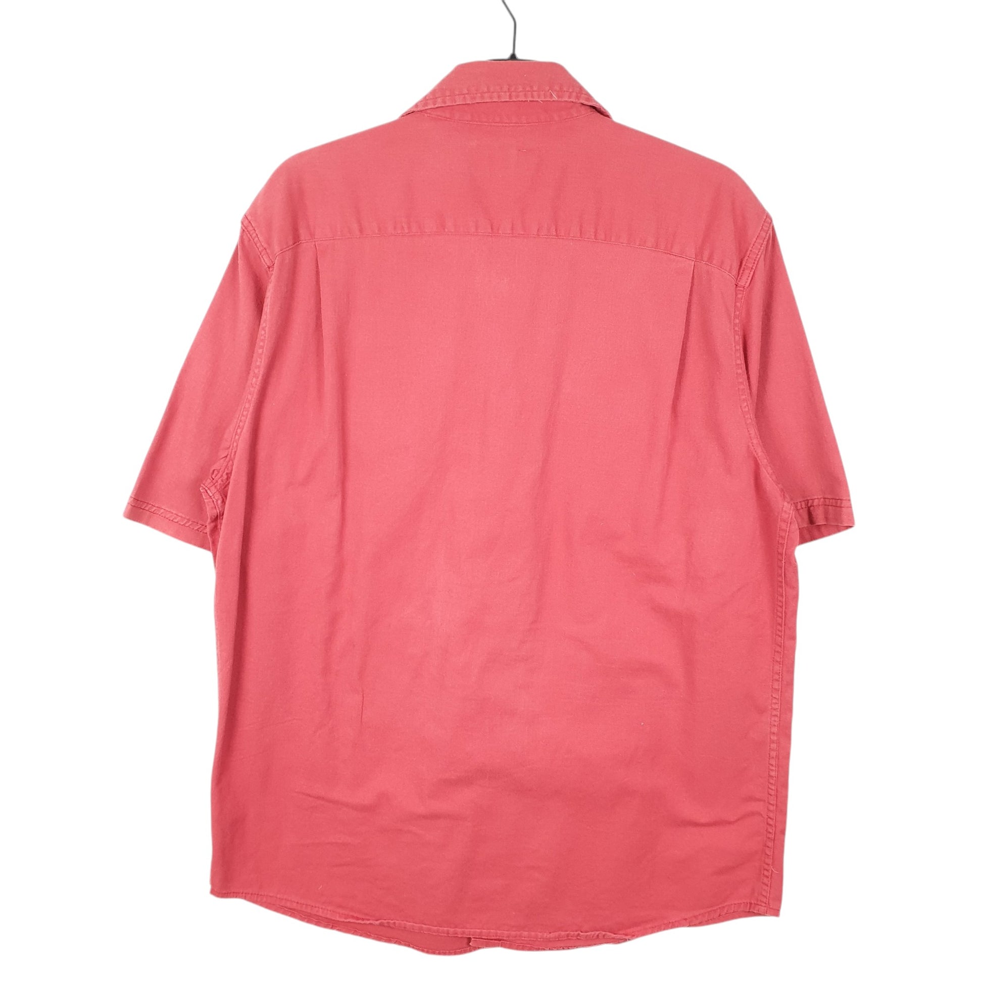Mens Red Wrangler  Short Sleeve Shirt