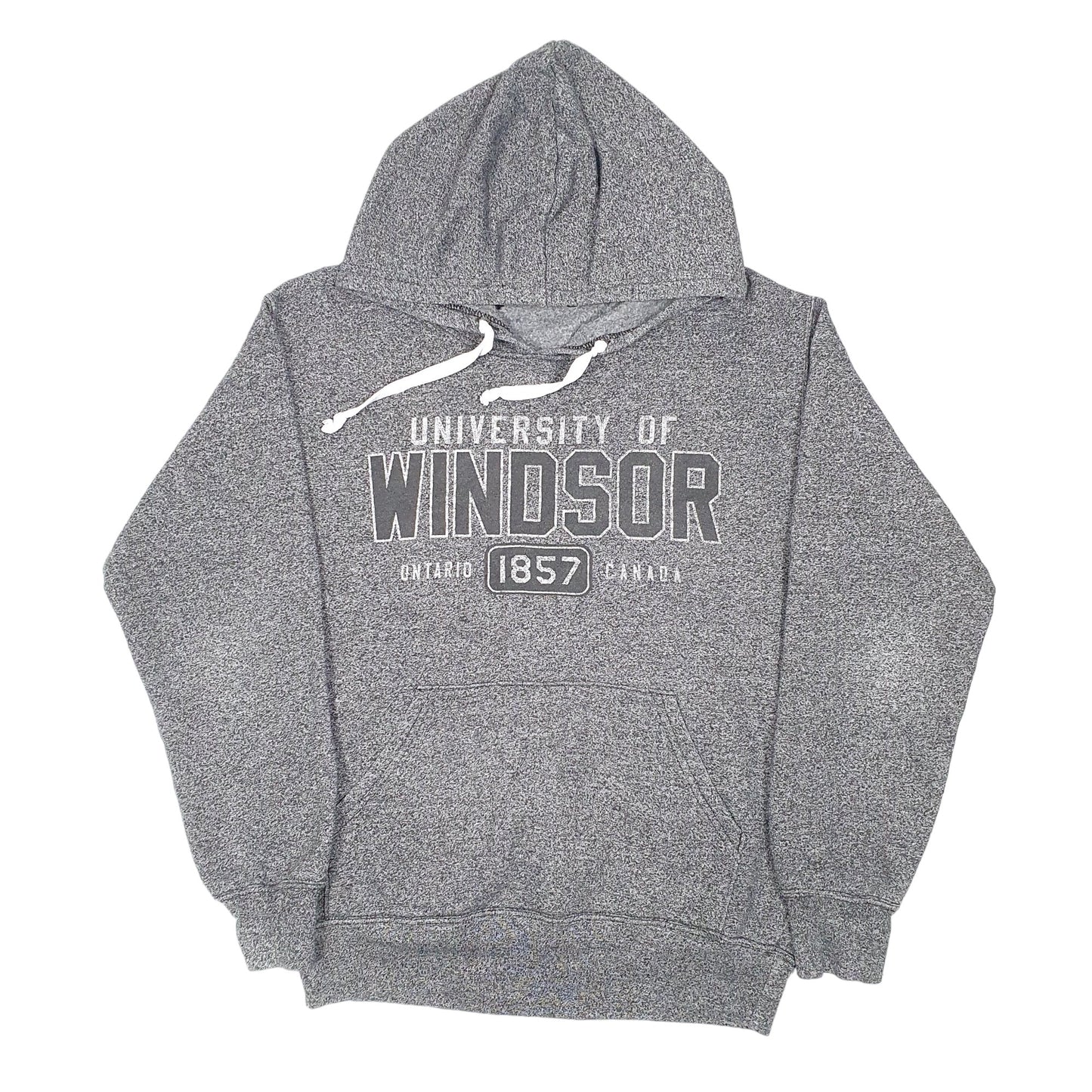 Mens Grey Unbranded University of Windsor Ontario Canada Hoodie Jumper
