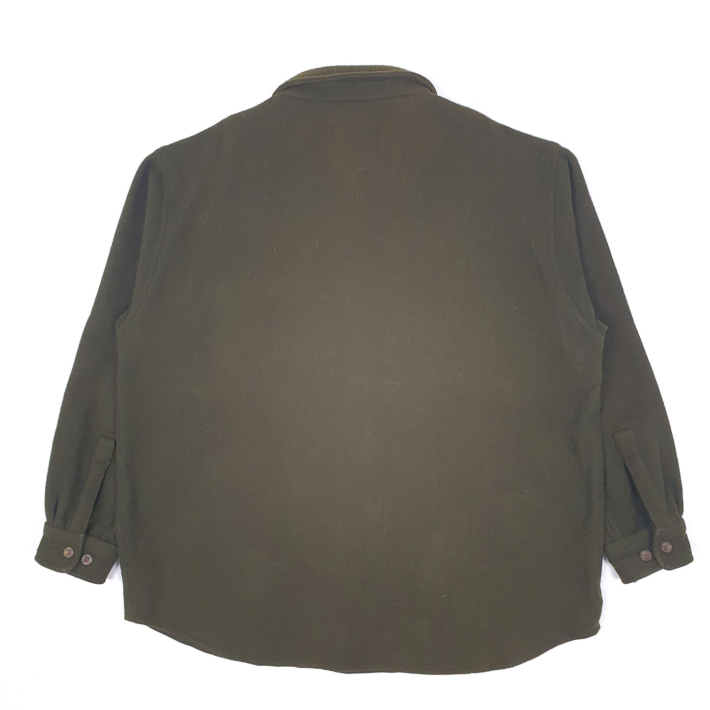 Mens Olive Woolrich Hunting Shooting Overshirt Cruiser  Coat