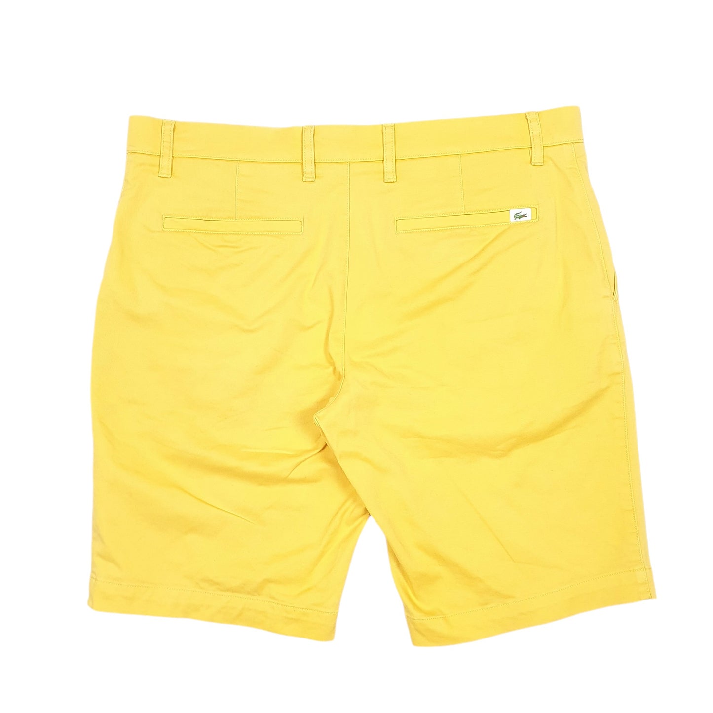 Mens Yellow Lacoste  Chino Shorts