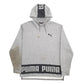 Mens Grey Puma  Crewneck Jumper