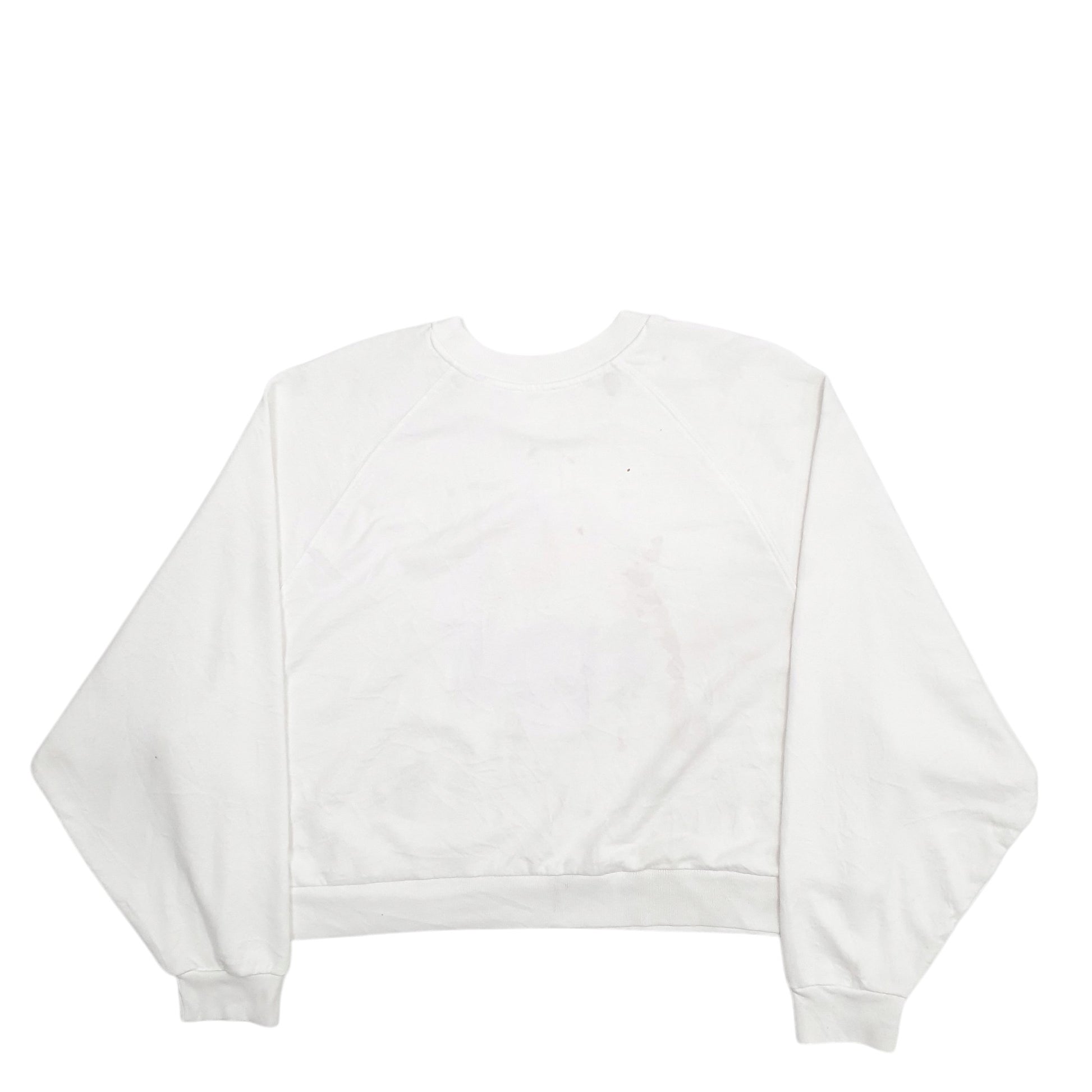 Womens White Levis Spellout Crewneck Jumper