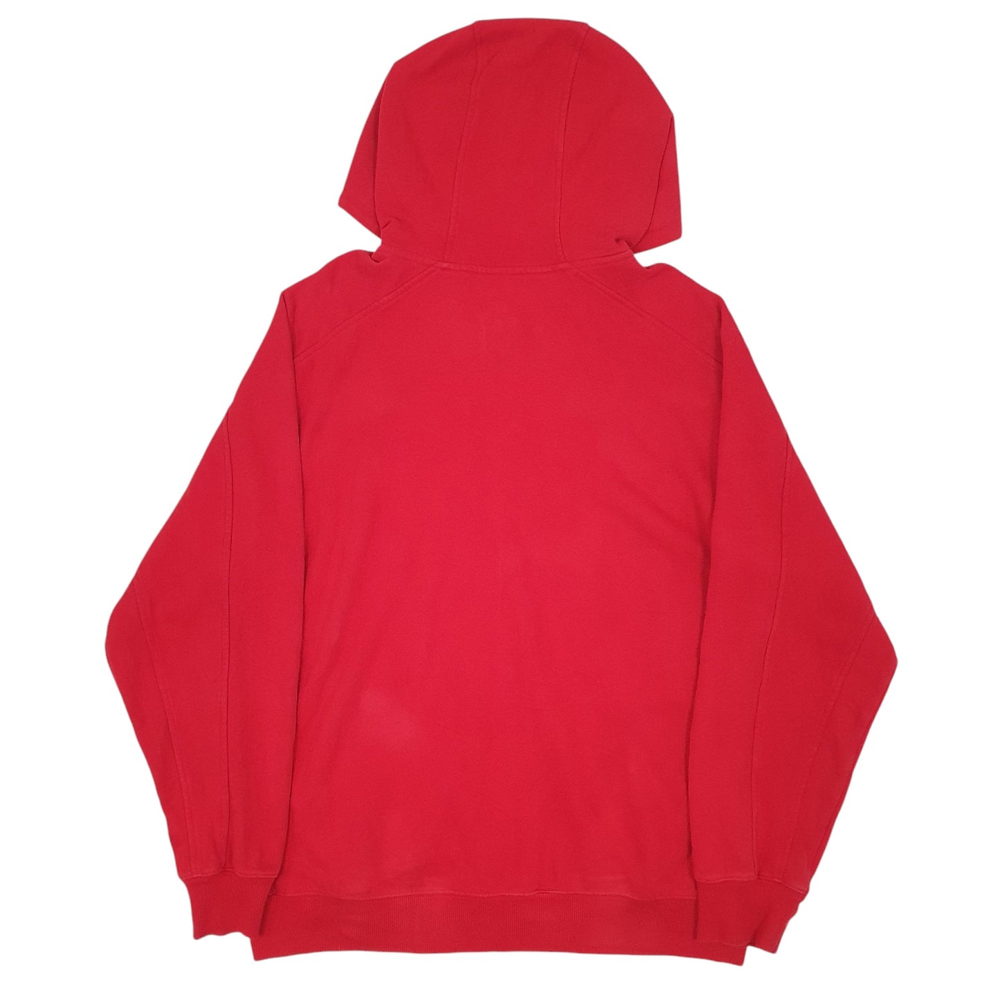 Mens Red Adidas Spellout Full Zip Jumper