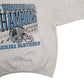 Mens Grey Tultex Carolina Panthers NFL Vintage 90's Made In USA Crewneck Jumper