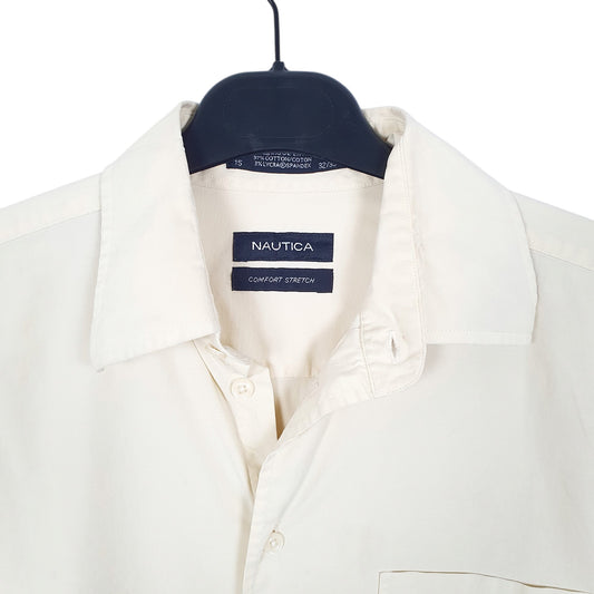 Mens Yellow Nauti Comfort Stretch Long Sleeve Shirt