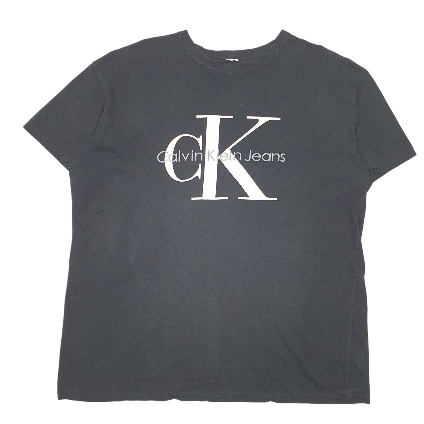 Mens Black Calvin Klein Jeans CK Short Sleeve T Shirt