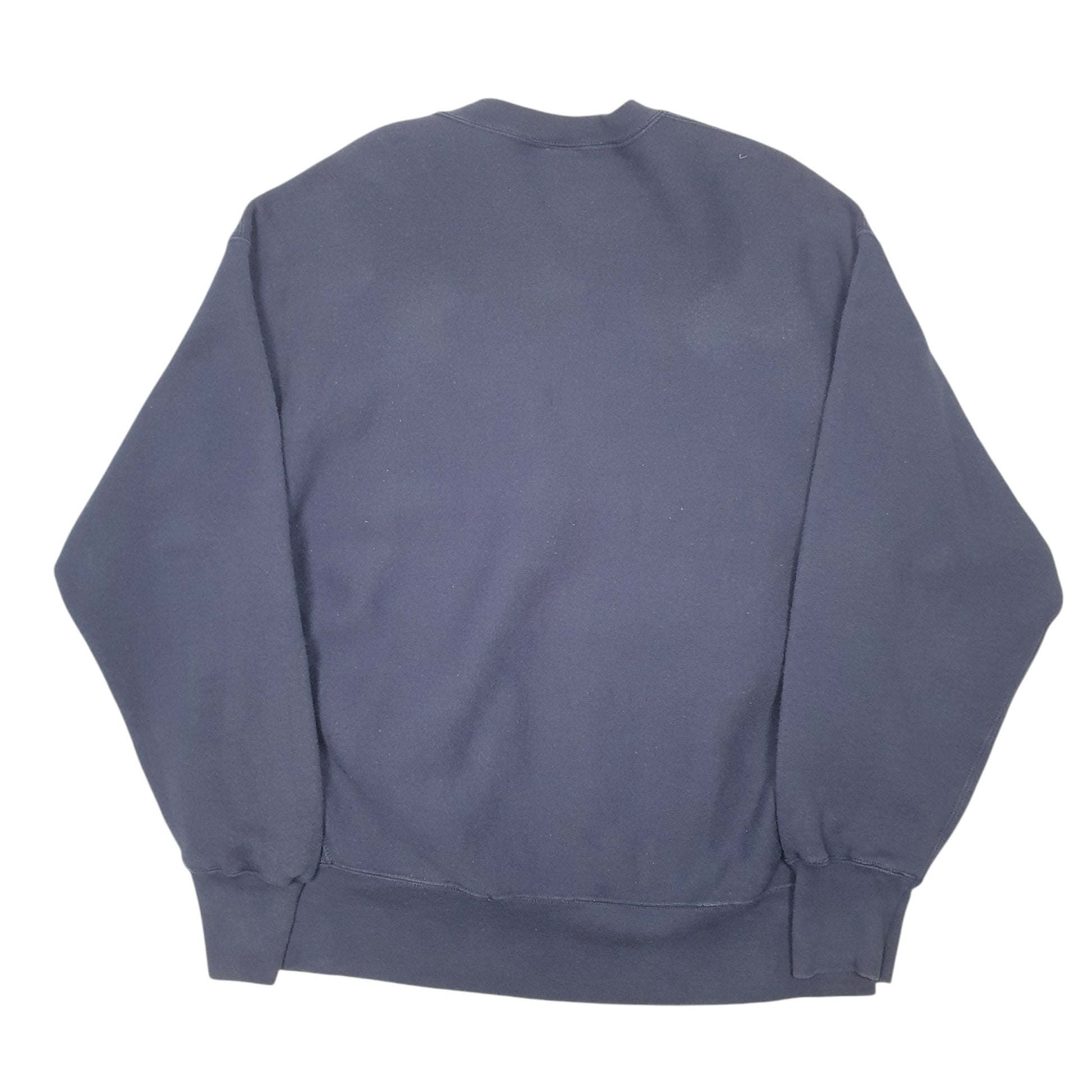 Mens Navy Lee Vintage Crossgrain Oak Bluffs Fire Dept Crewneck Jumper