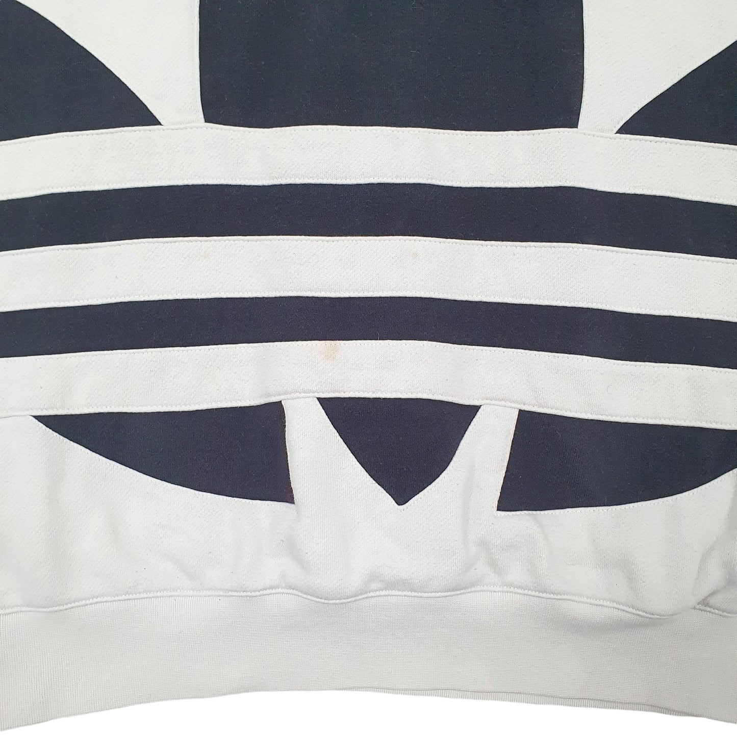 Mens White Adidas Originals  Hoodie Jumper