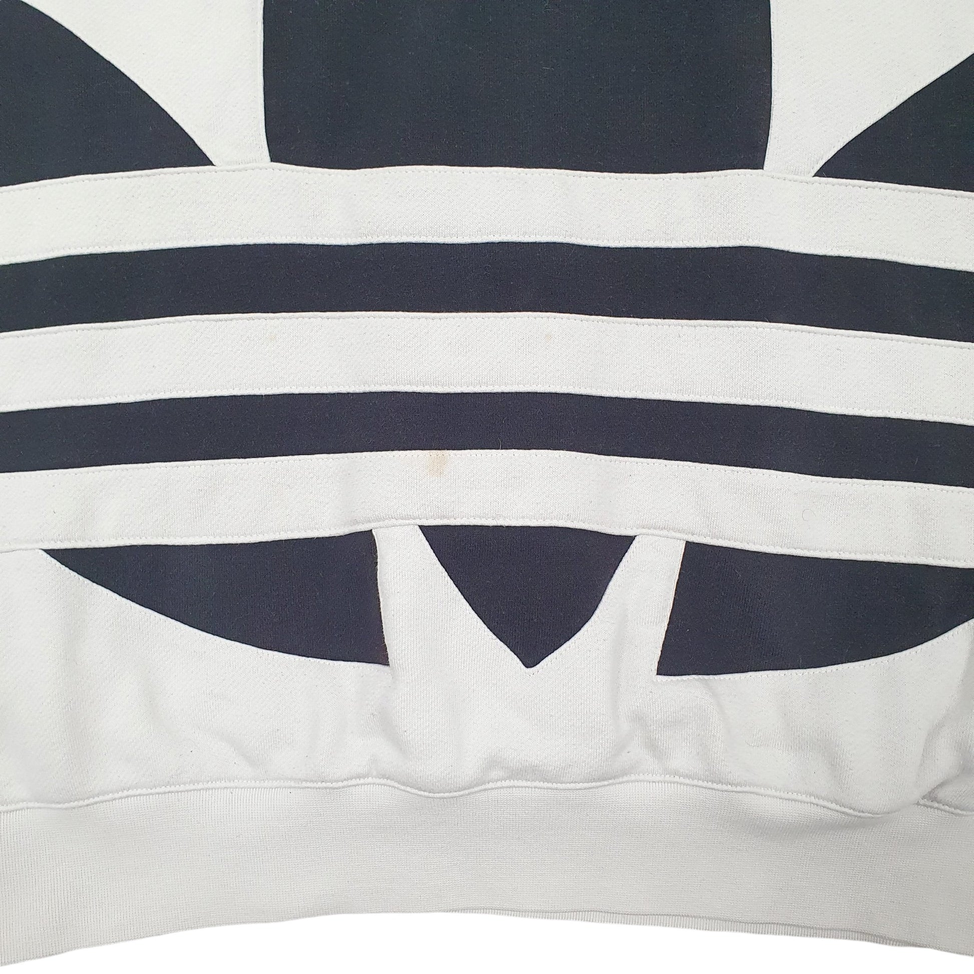 Mens White Adidas Originals  Hoodie Jumper