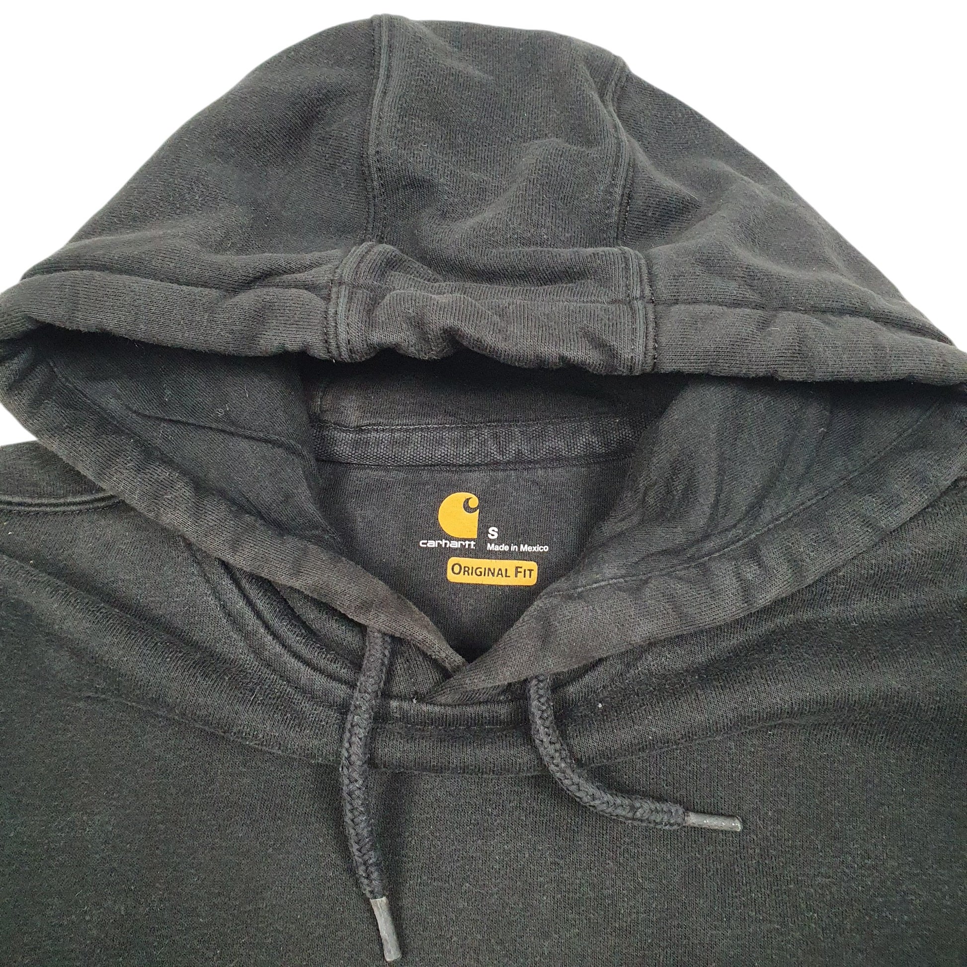 Mens Black Carhartt Workwear Rain Defender Hoodie Jumper