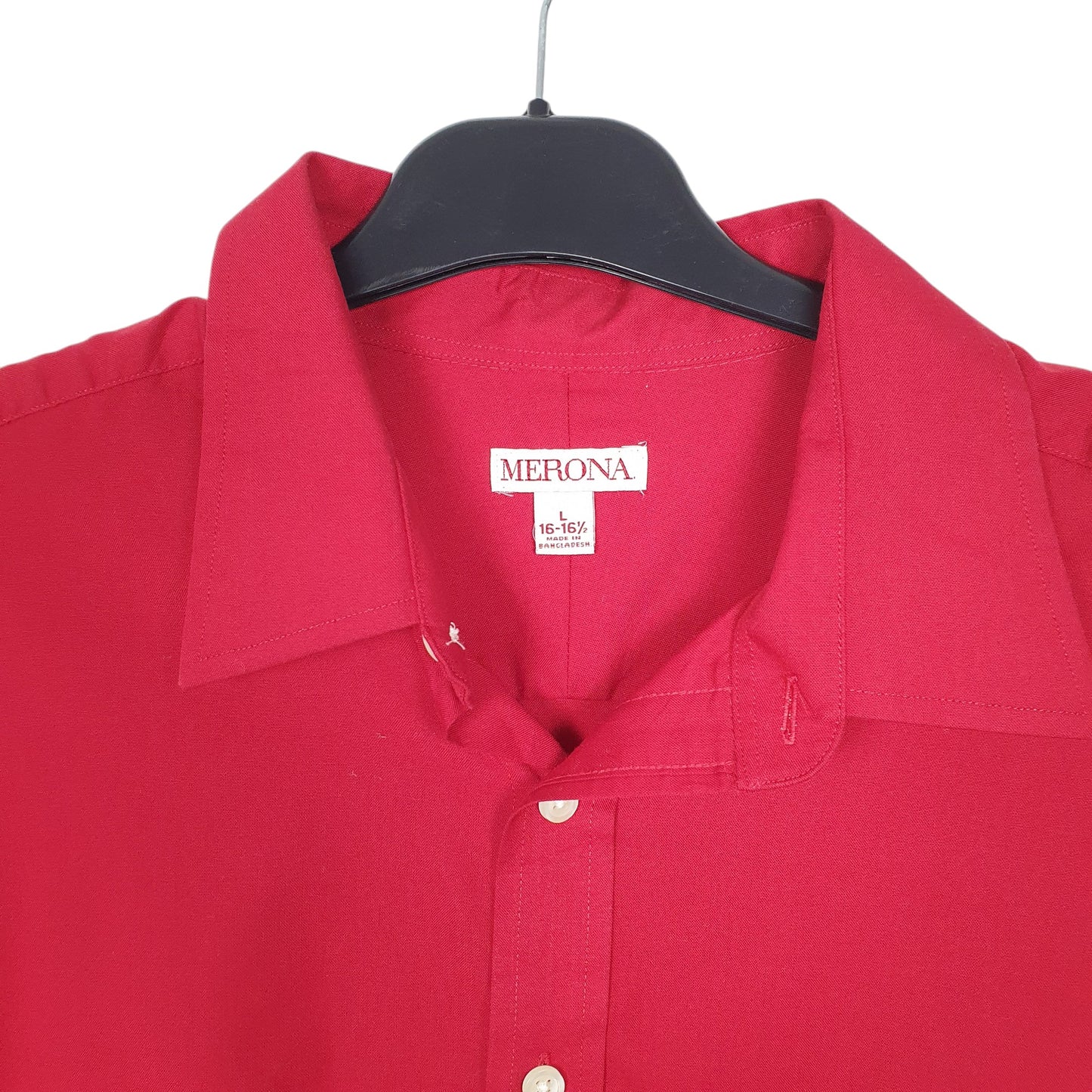 Mens Red Merona  Long Sleeve Shirt