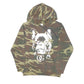 Mens Green Unbranded OG Dog Pitbull Camo Hoodie Jumper