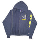Mens Navy Champion Hoodie FLC Skyhawks Football USA Spellout Full Zip Jumper