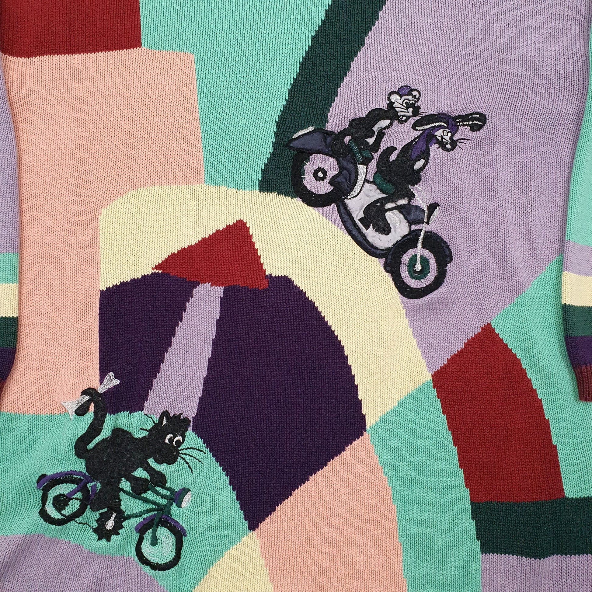 Mens Green Unbranded Vintage Crewneck Jumper