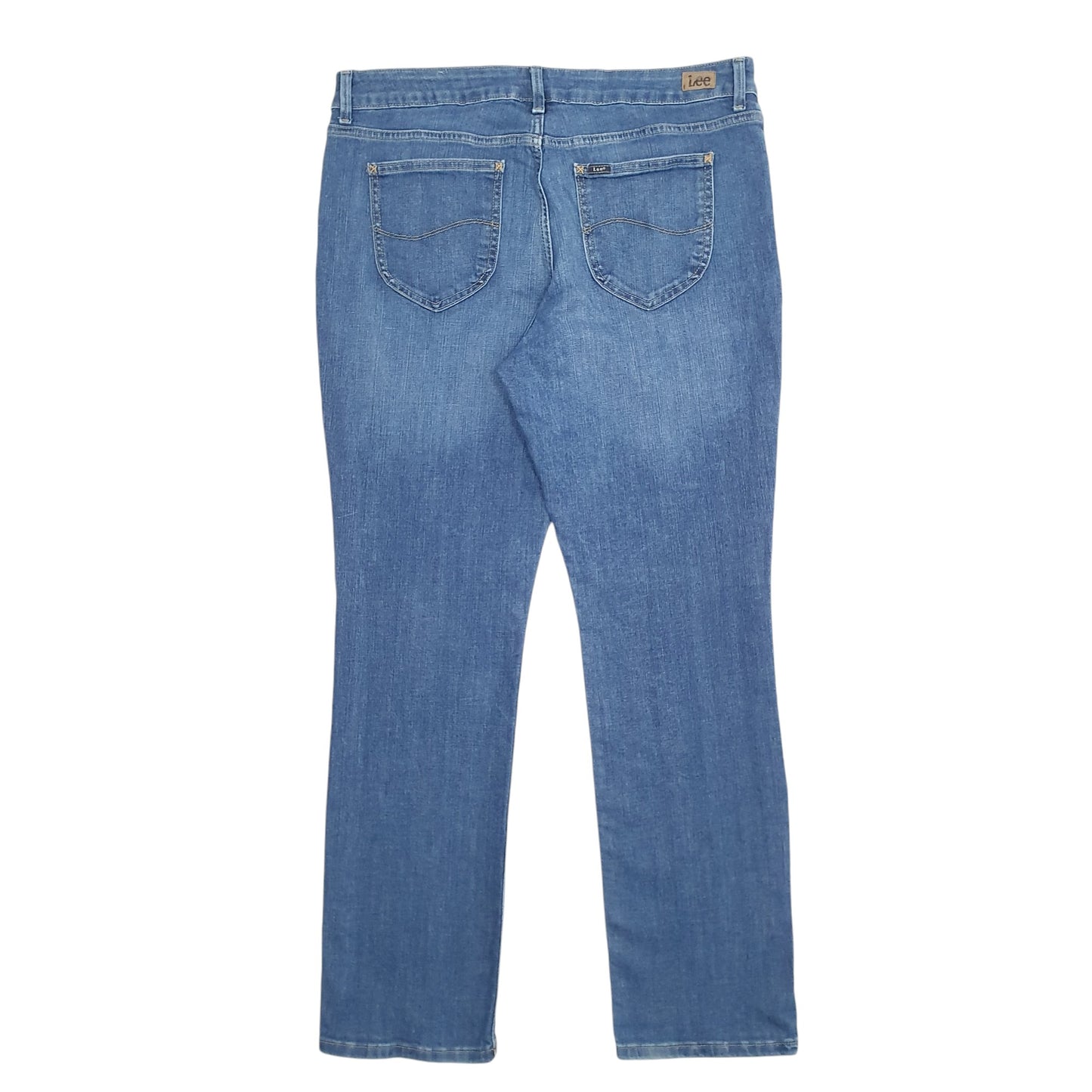 Womens Blue Lee Mid Rise Casual JeansW36 L30