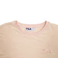 Womens Peach Fila  Crewneck Jumper