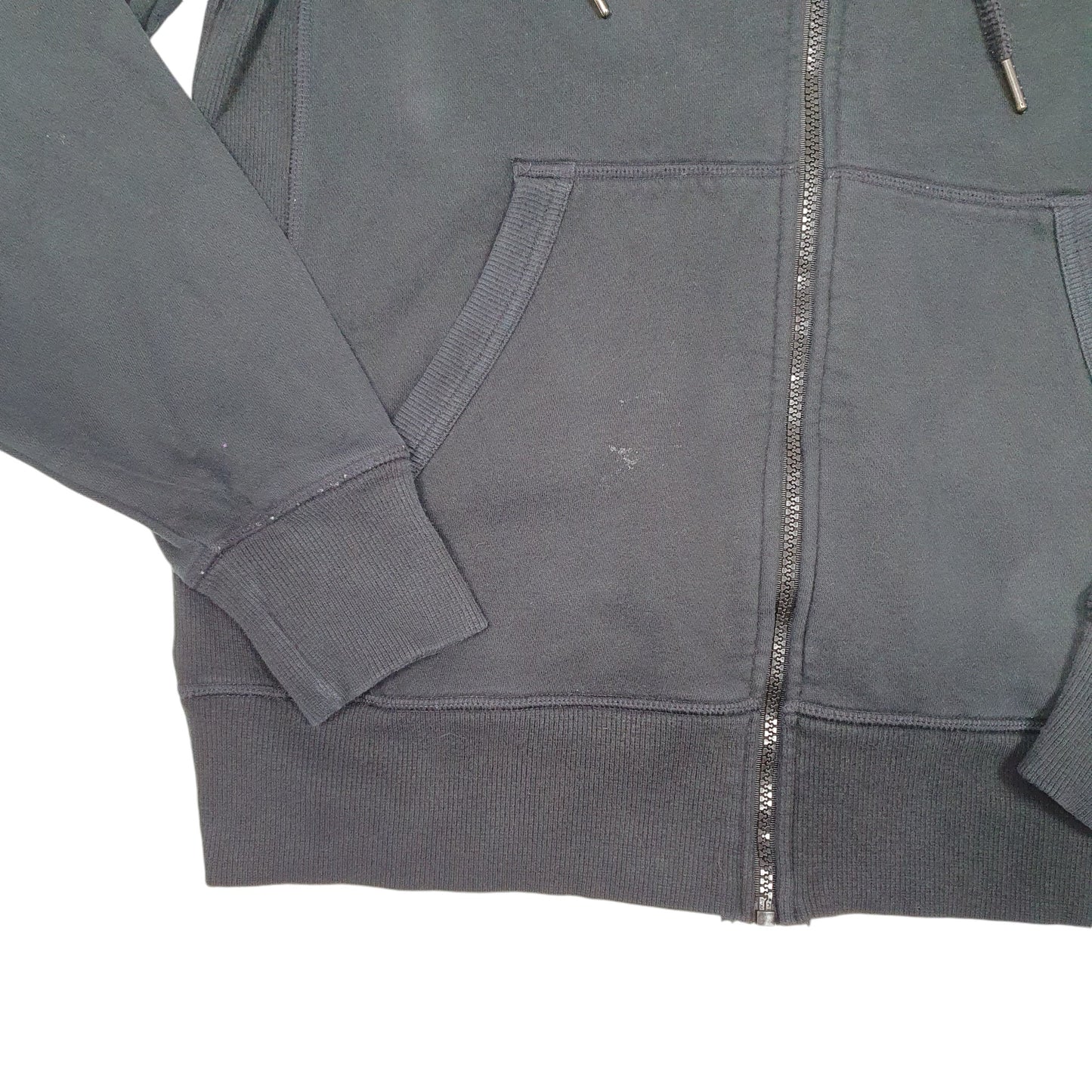 Mens Black Champion Hoodie C9 Full Zip Jumper