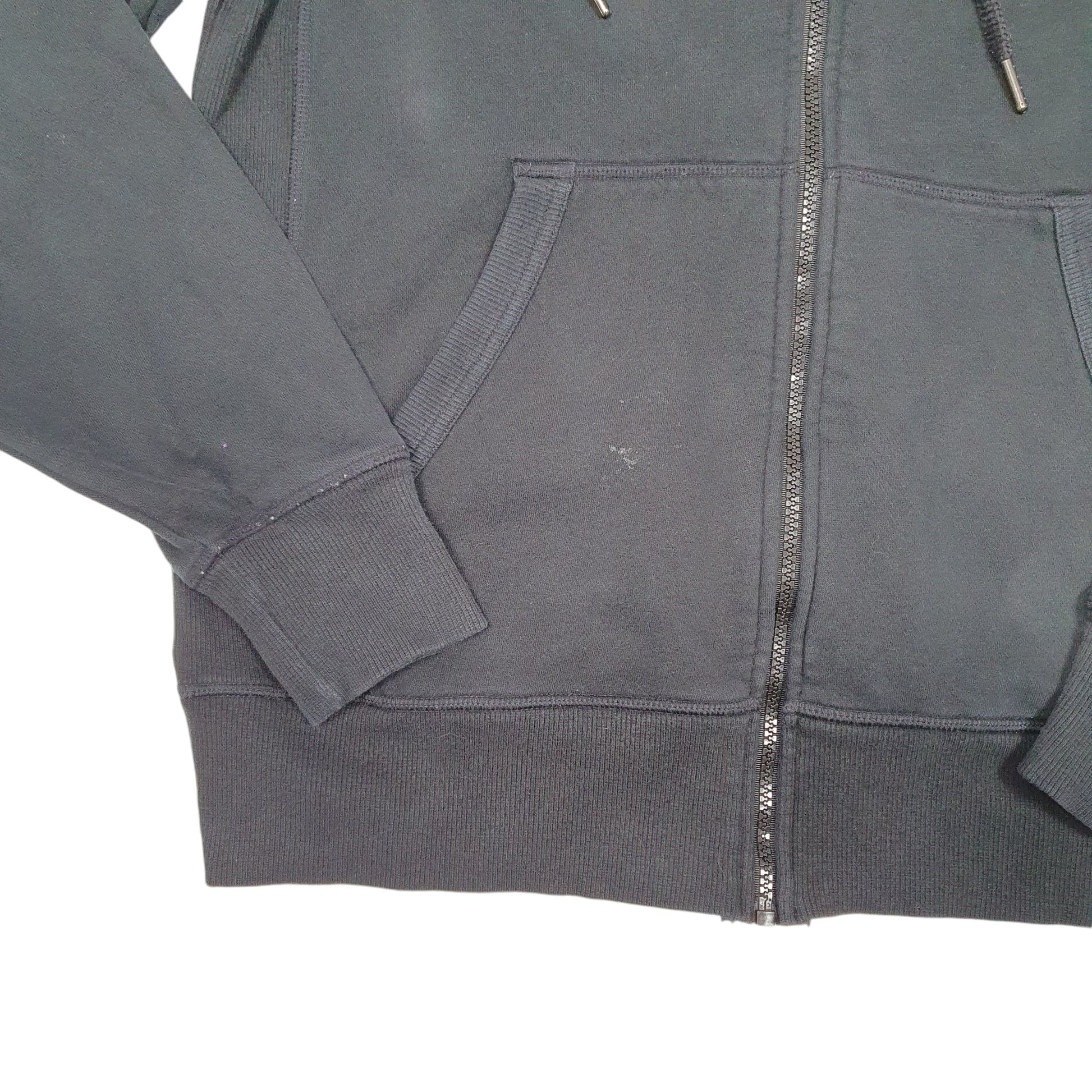 Mens Black Champion Hoodie C9 Full Zip Jumper