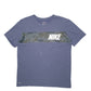 Mens Grey Nike Spellout Short Sleeve T Shirt
