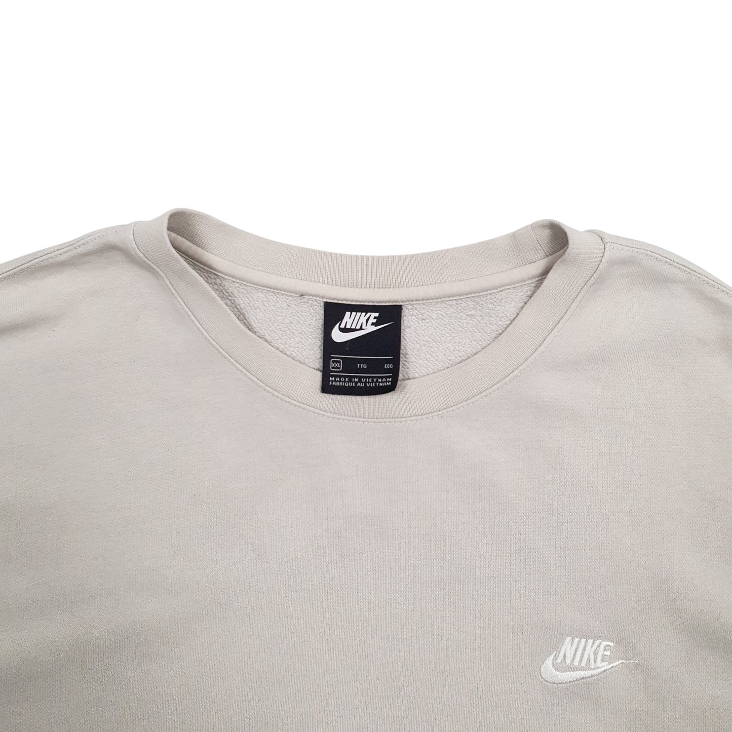 Mens Beige Nike  Crewneck Jumper
