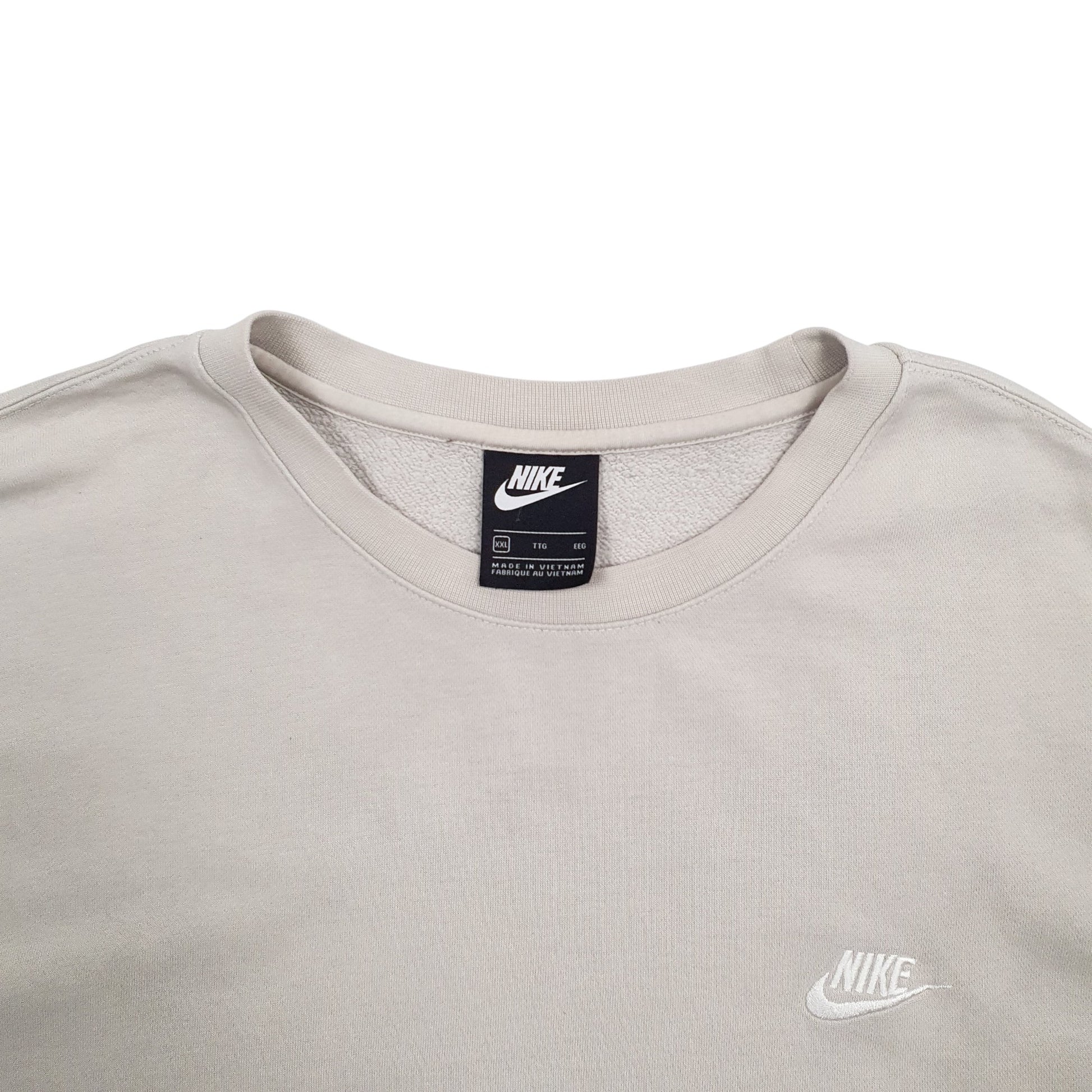 Mens Beige Nike  Crewneck Jumper