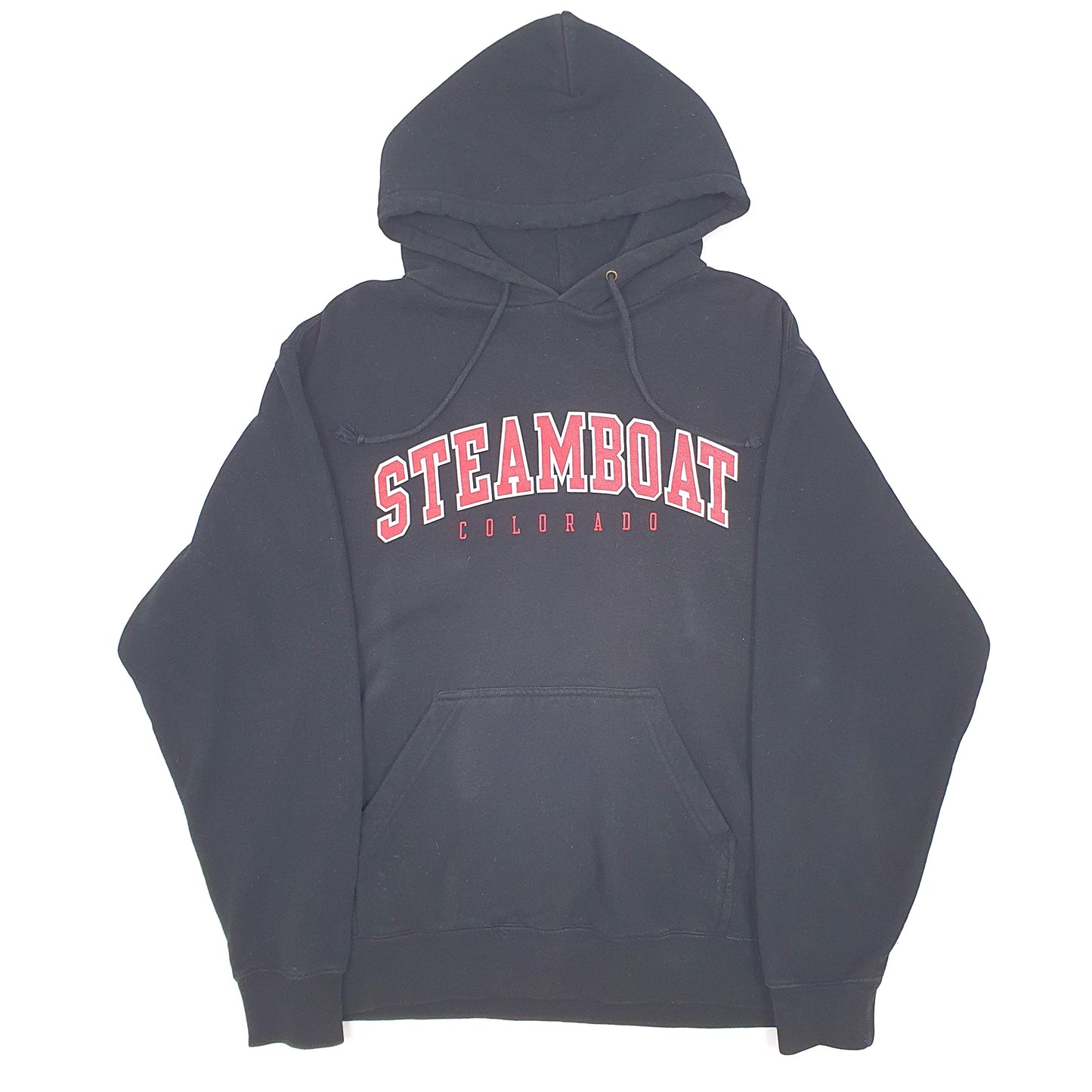 Mens Black BAC Steamboat Colorado Hoodie Jumper