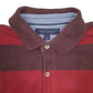Mens Burgundy Tommy Hilfiger  Short Sleeve Polo Shirt