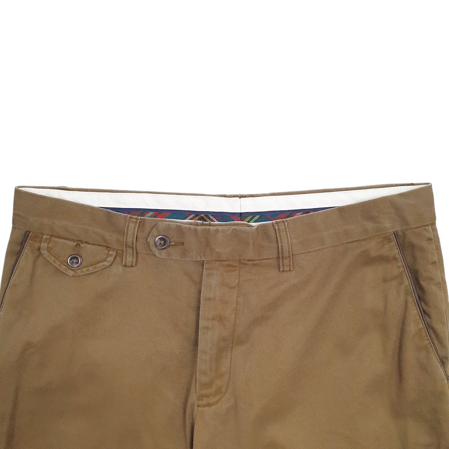 Mens Khaki Tommy Hilfiger  Chino Trousers