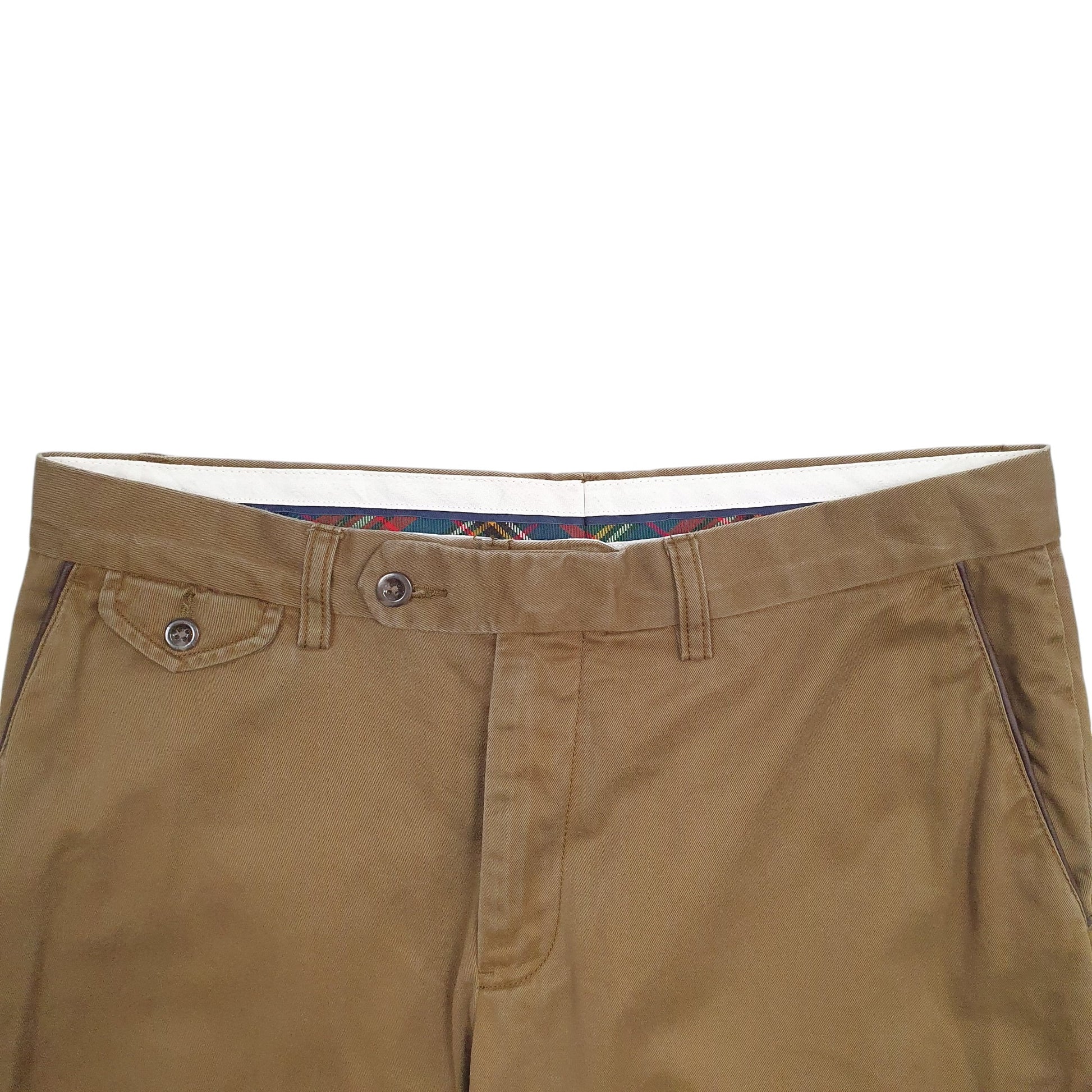 Mens Khaki Tommy Hilfiger  Chino Trousers