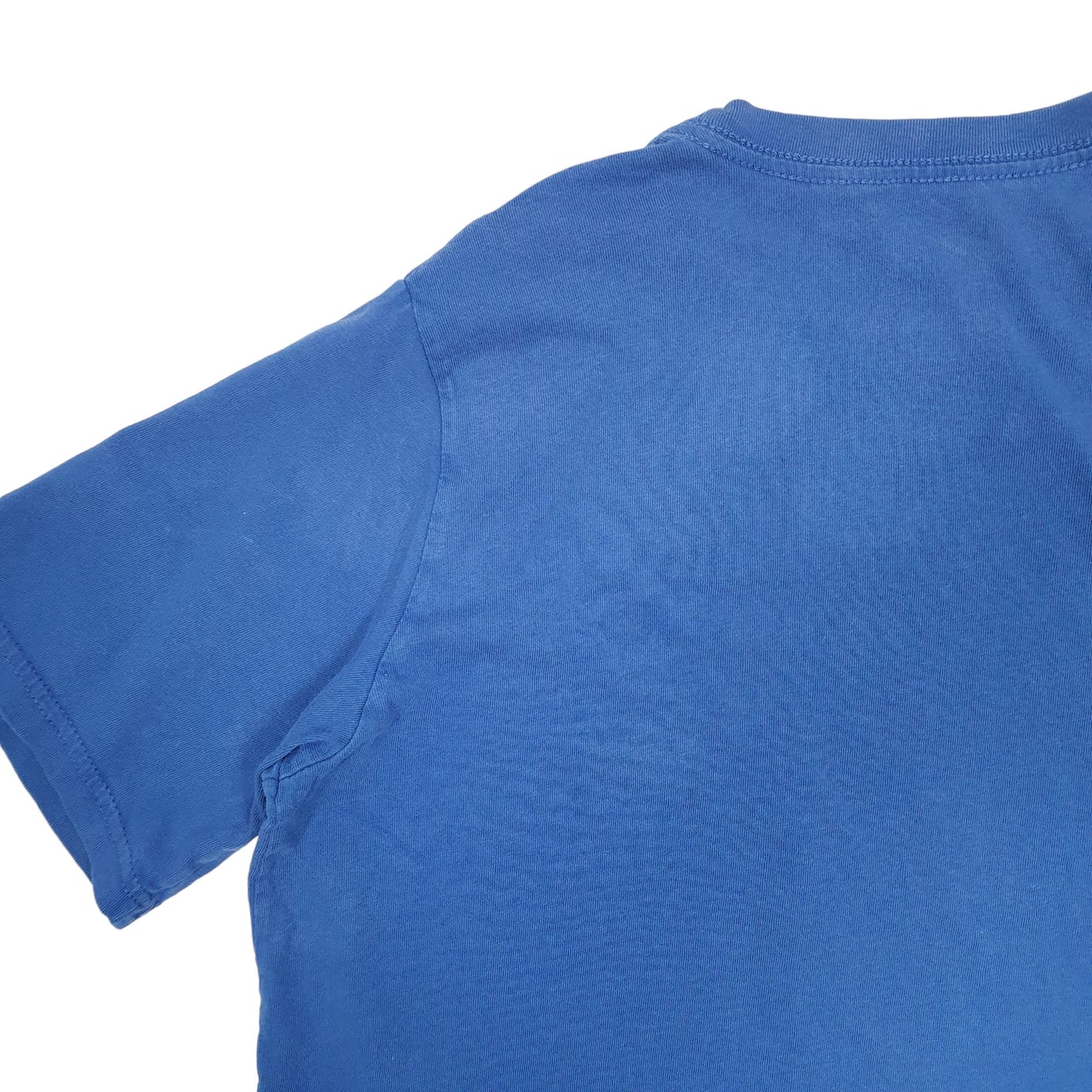 Mens Blue Nike Spellout Short Sleeve T Shirt