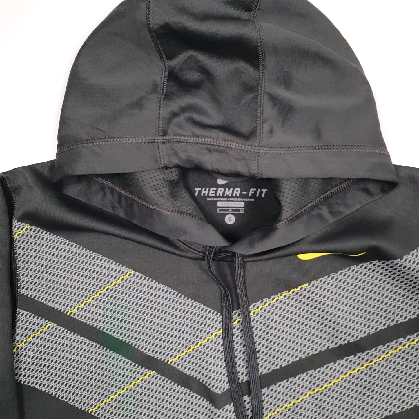 Mens Grey Nike Therma Fit Hoodie Jumper