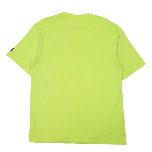 Mens Green Dickies Pocket Workwear High Vis Short Sleeve T Shirt