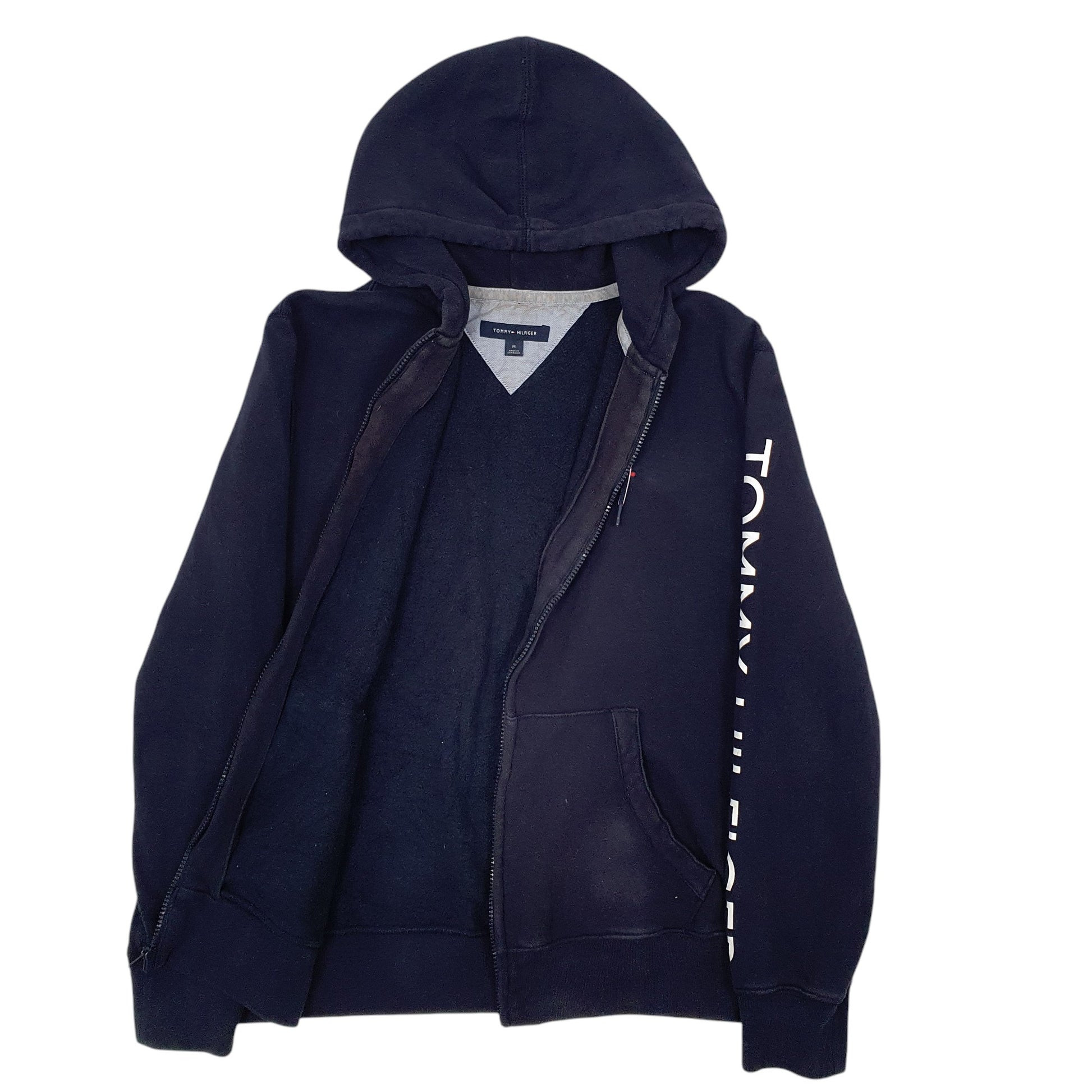 Mens Navy Tommy Hilfiger  Full Zip Jumper