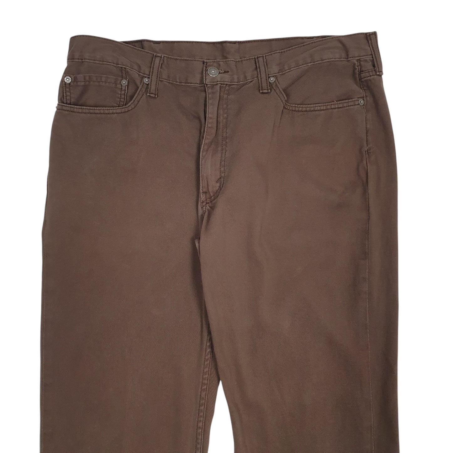 Mens Brown Levis 514 Chino Trousers
