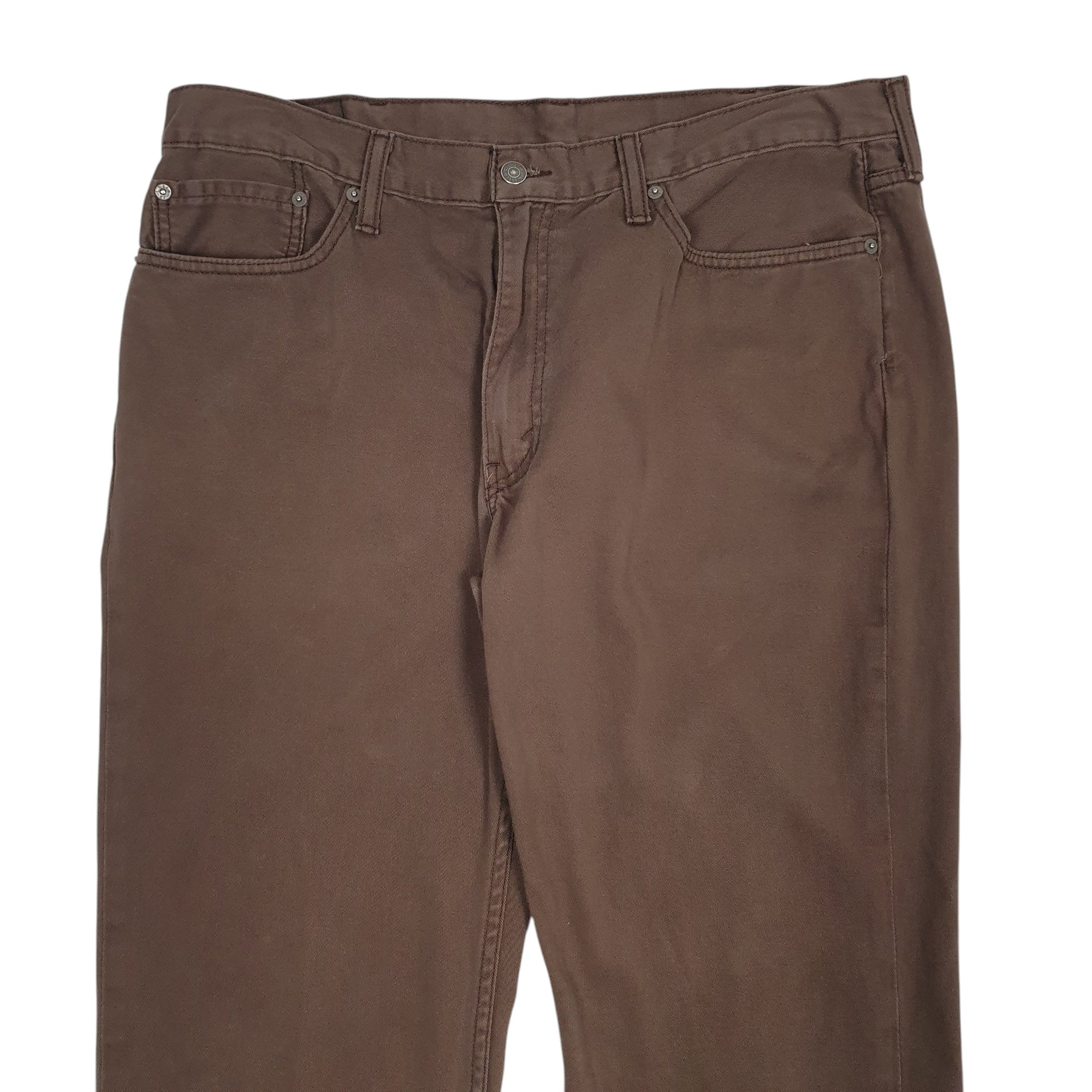 Mens Brown Levis 514 Chino Trousers
