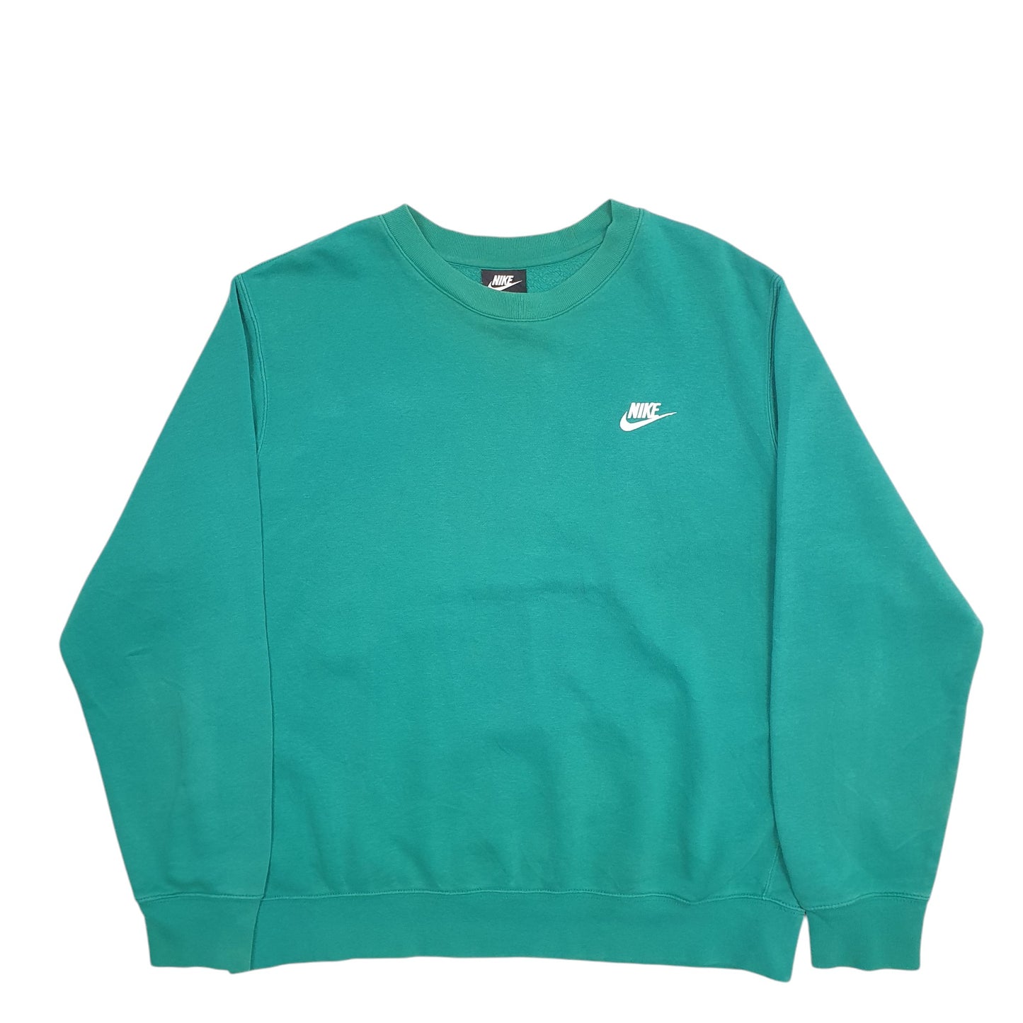 Mens Green Nike  Crewneck Jumper