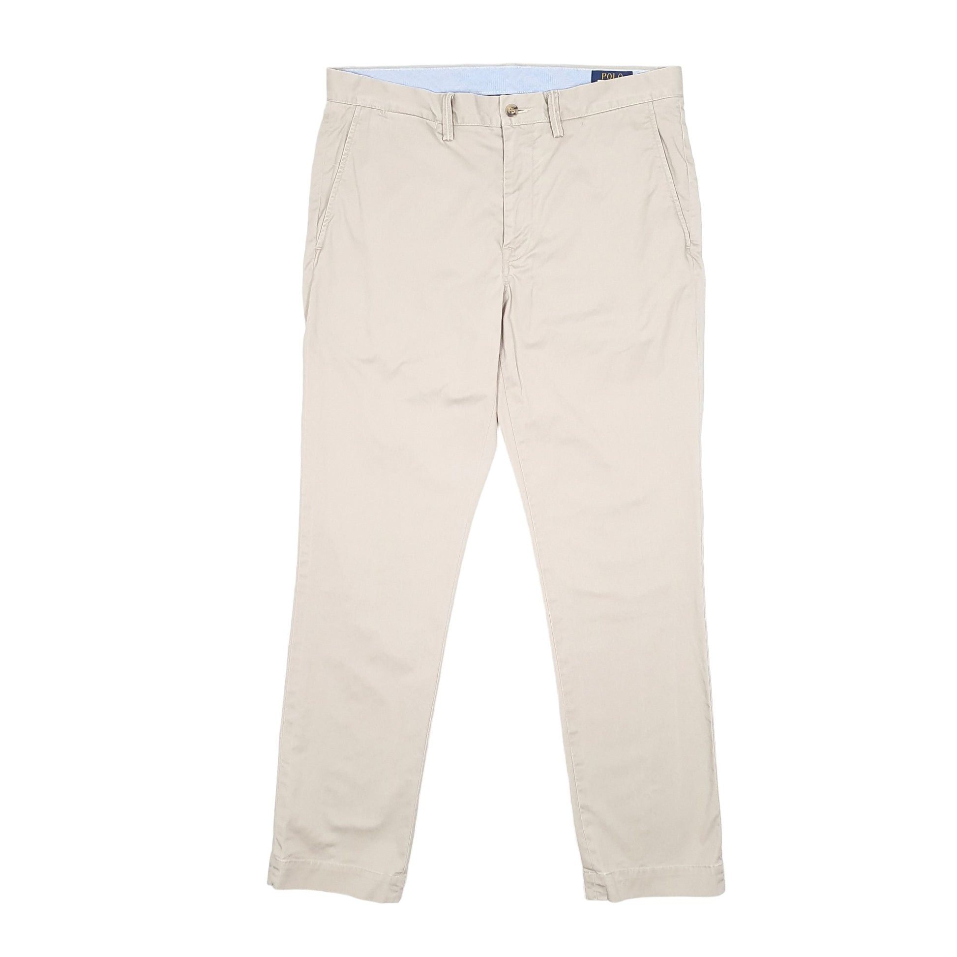 Mens Beige Polo Ralph Lauren Stretch Chino Trousers