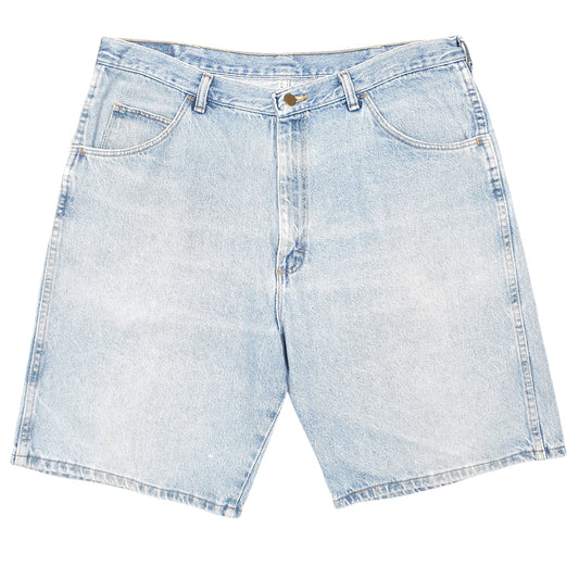 Mens Blue Wrangler Denim Jeans Jorts Regular Denim Shorts