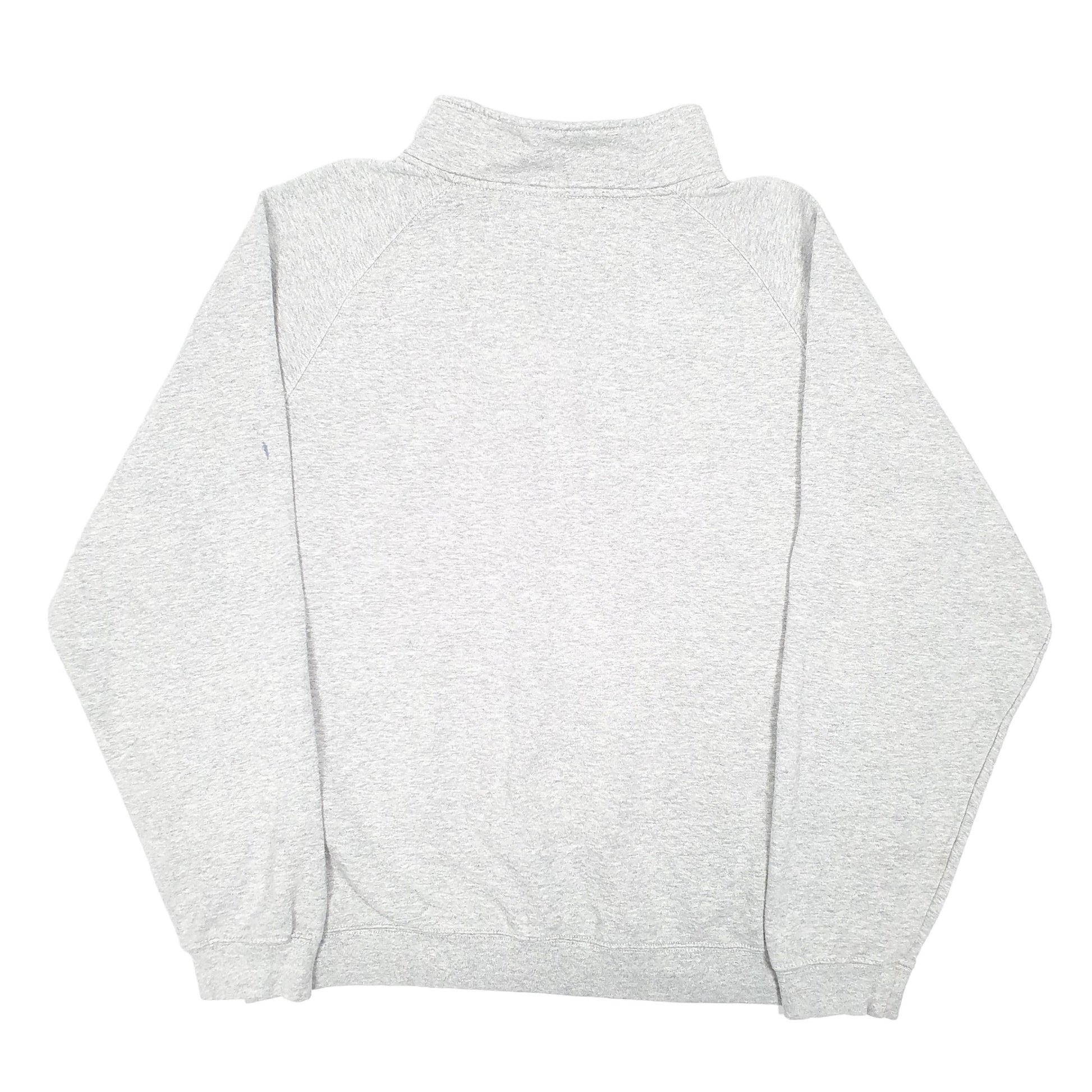 Mens Grey Reebok  Quarter Zip Jumper