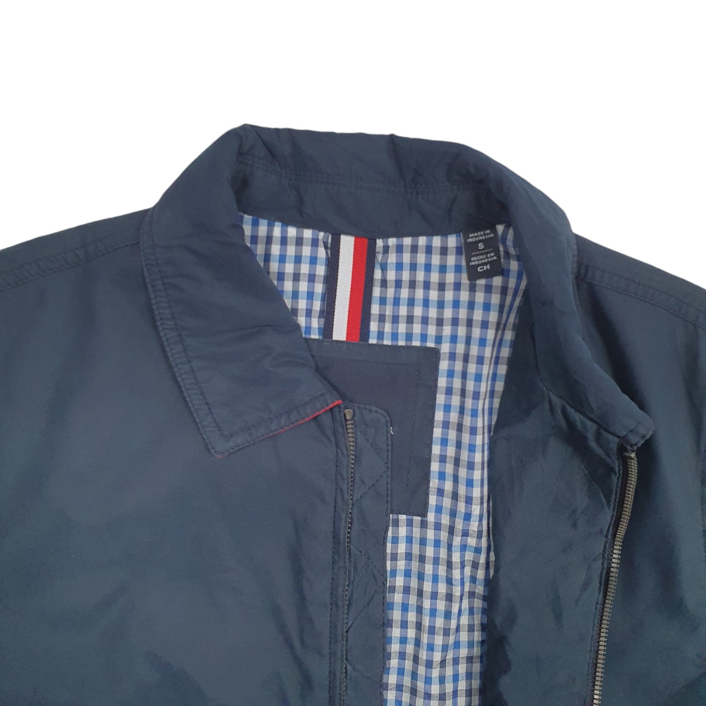 Mens Navy Tommy Hilfiger  Crewneck Coat