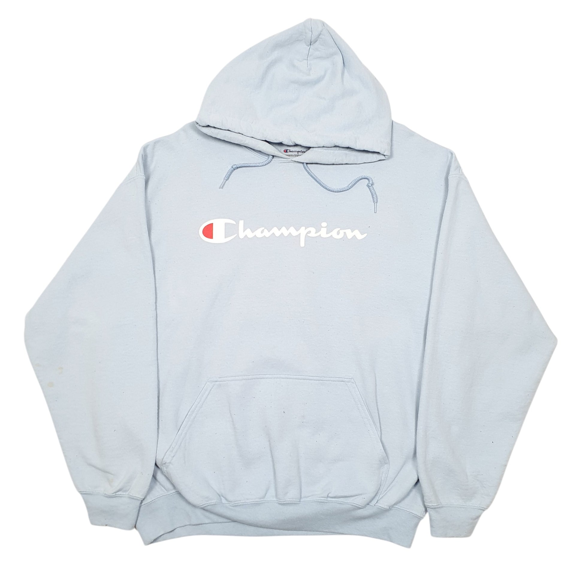 Mens Blue Champion  Hoodie Jumper