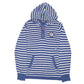 Mens Blue Tommy Hilfiger Knit Striped Hoodie Jumper