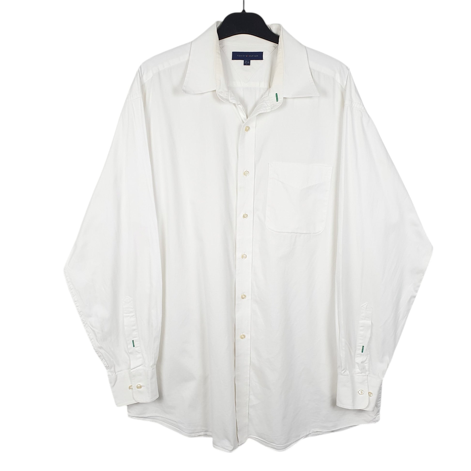 Mens White Tommy Hilfiger  Long Sleeve Shirt