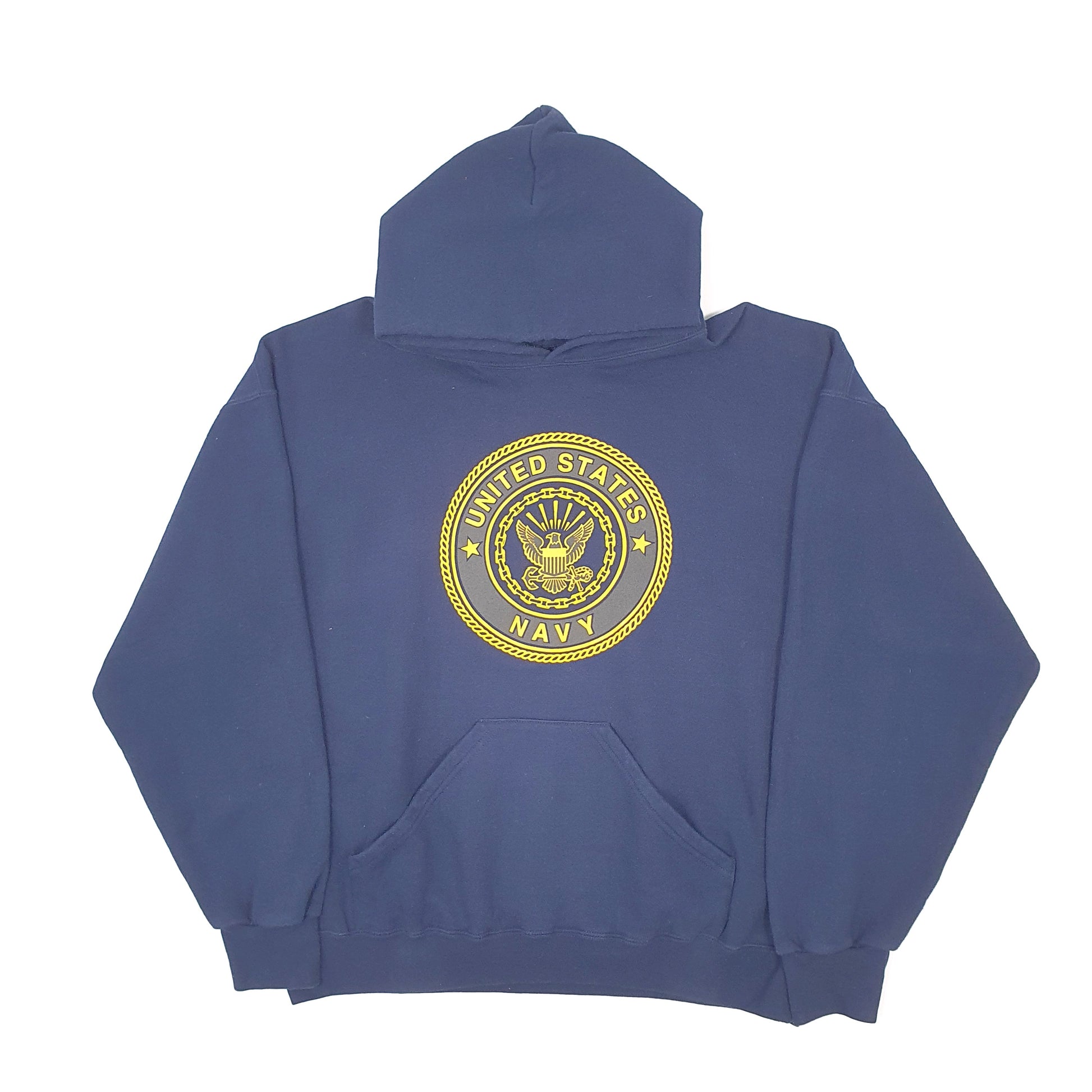 Mens Navy Soffe Made In USA Navy Hoodie Jumper