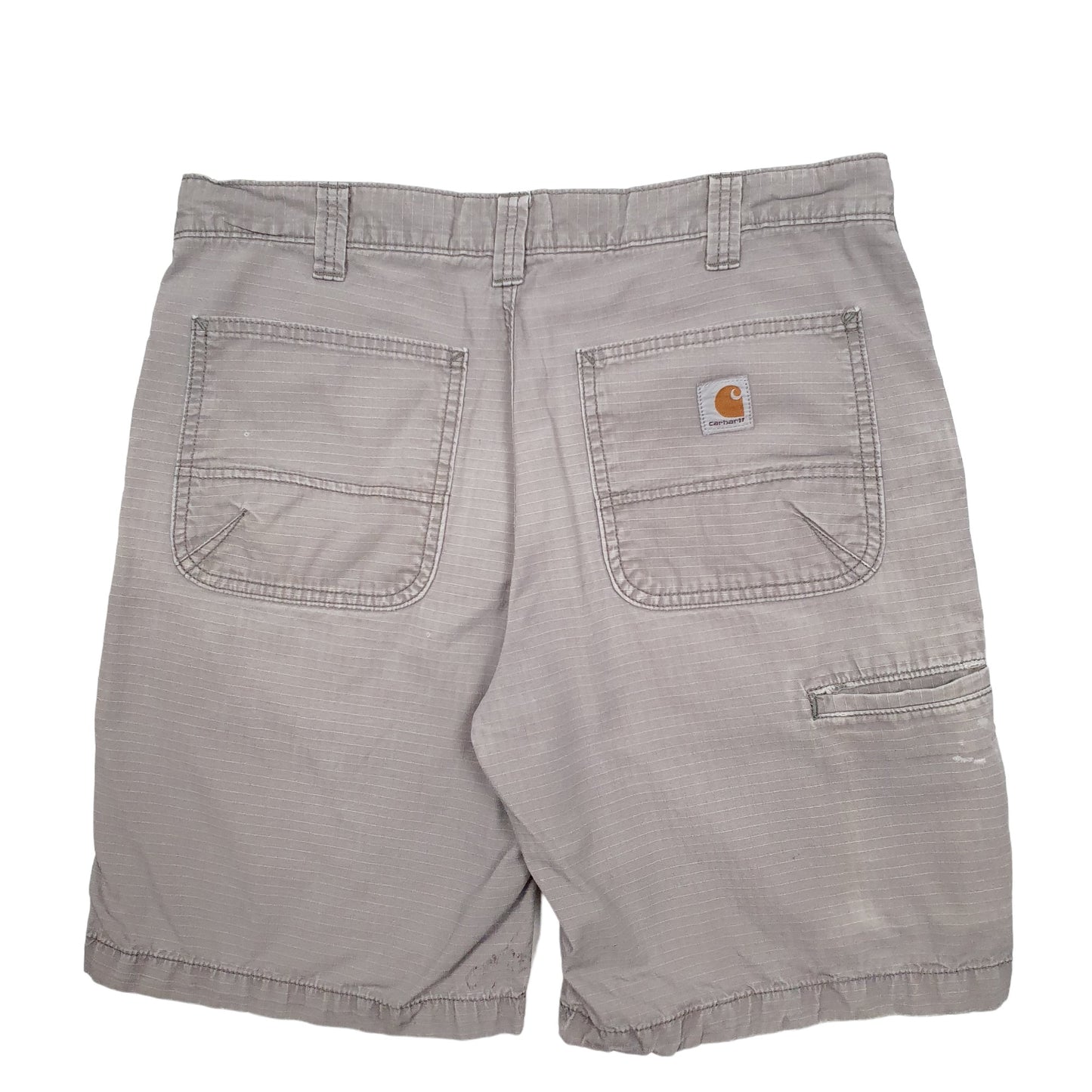 Mens Grey Carhartt Workwear Carpenter Shorts